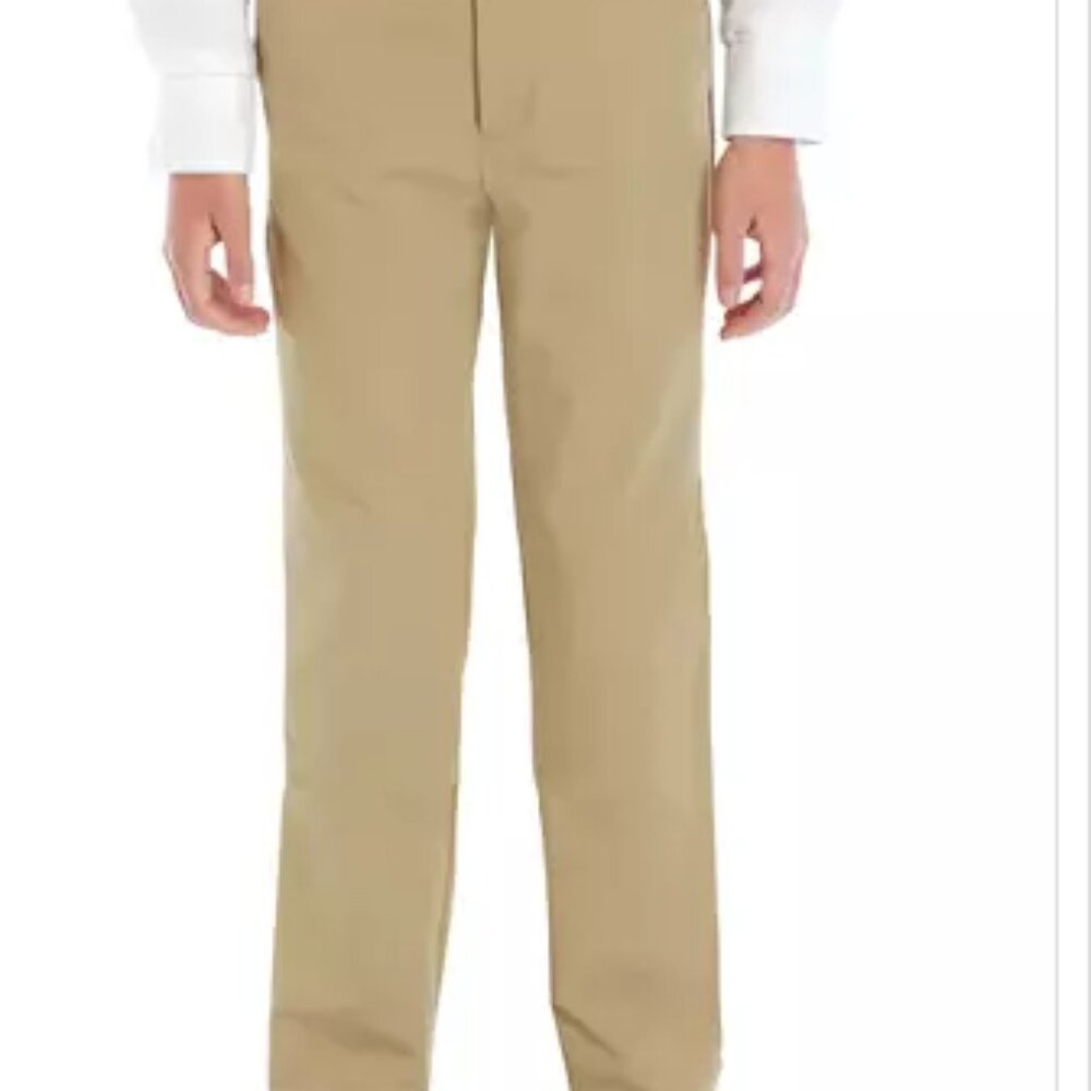 IZOD Boys Size 20 Flat Front Performance Pants
